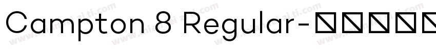 Campton 8 Regular字体转换